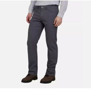 NEW Weatherproof Vintage Men’s Fleece Lined Pant Blue Stretch Canvas 34x32